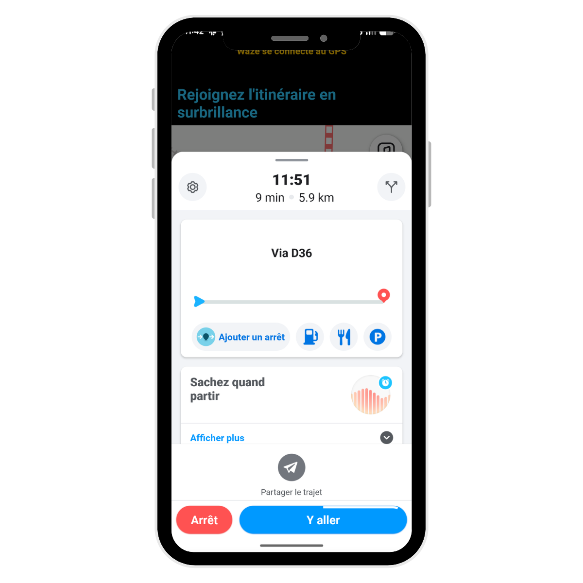 Step 5 driver Zayl: GPS route updates after acceptance