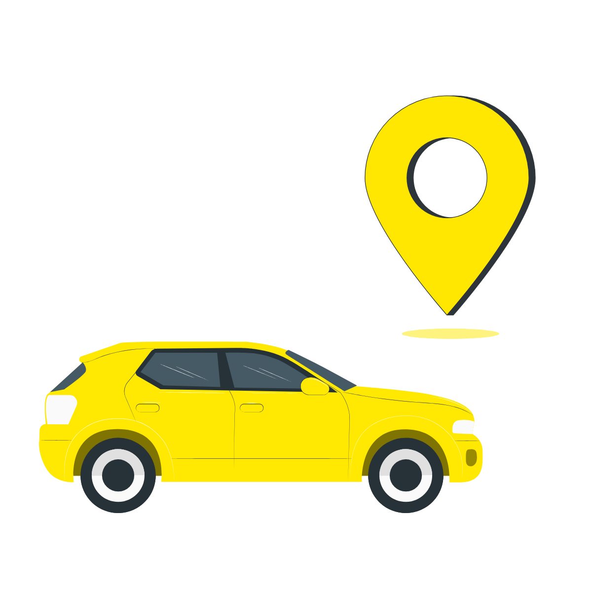 Step 9 driver Zayl: continue your route after the shared ride